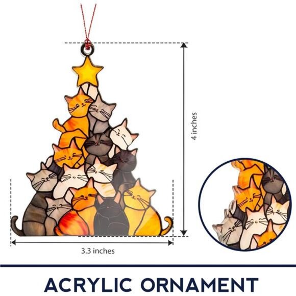 Funny Cute Cat Ornament - Picture 3 of 6